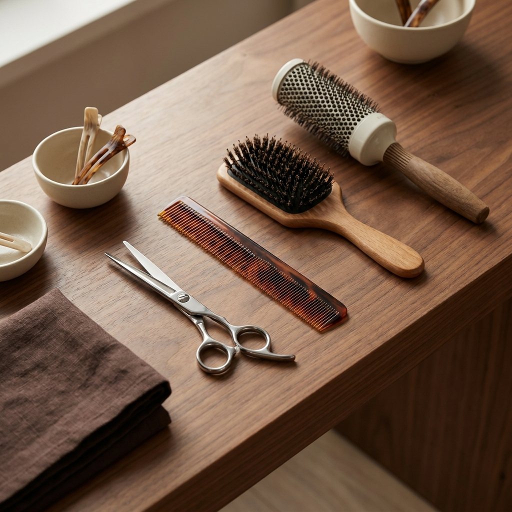 Professioneel kappersgereedschap bij Rob Jansen Haarverzorging
